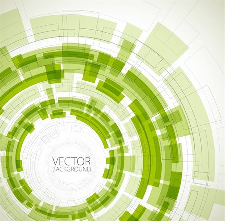 Abstract green technical background with place for your text Stock Photo - Budget Royalty-Free & Subscription, Code: 400-04829252