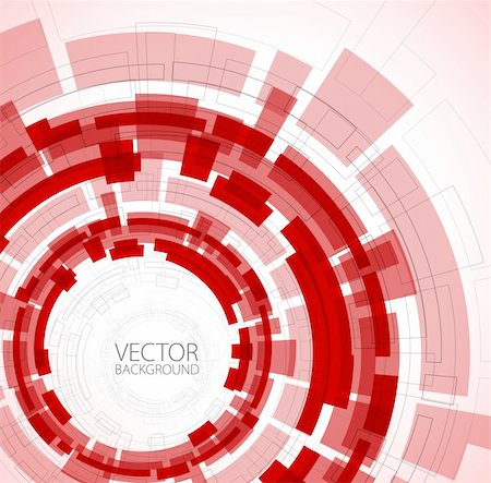 Abstract red technical background with place for your text Stock Photo - Budget Royalty-Free & Subscription, Code: 400-04829253