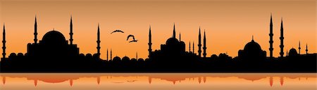 vector cityscape of istanbul Stock Photo - Budget Royalty-Free & Subscription, Code: 400-04829367