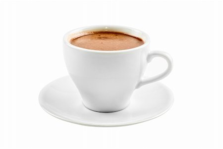 foam top - coffee cup isolated on a white background Foto de stock - Super Valor sin royalties y Suscripción, Código: 400-04829478