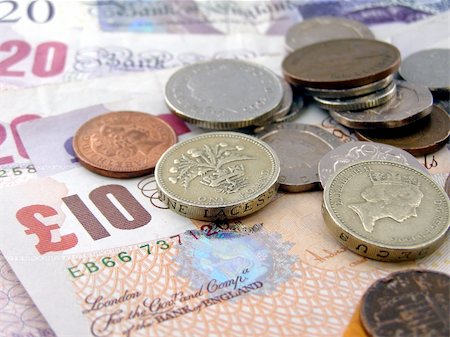 pence - Detail of British Pounds banknotes and coins Stock Photo - Budget Royalty-Free & Subscription, Code: 400-04829660