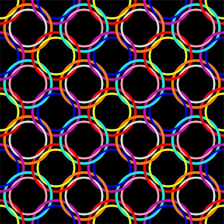 simsearch:400-06099272,k - circles seamless mesh, abstract pattern; vector art illustration Stock Photo - Budget Royalty-Free & Subscription, Code: 400-04829677