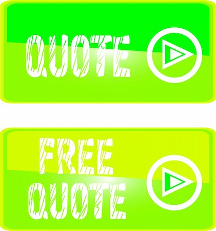 fotoscool (artist) - FREE QUOTE Web Button. get quotation online service instant now. vector illustration Stock Photo - Budget Royalty-Free & Subscription, Code: 400-04820169