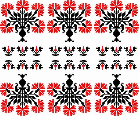 simsearch:400-05677711,k - Vector Fantasy Seamless russian traditional pattern, Embroidery, ornament, pattern Foto de stock - Royalty-Free Super Valor e Assinatura, Número: 400-04821815