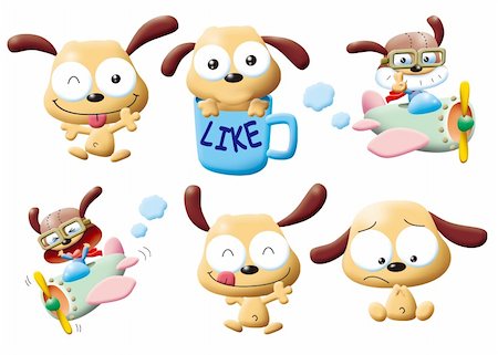simsearch:400-04354487,k - funny monsters cartoon-dog Stock Photo - Budget Royalty-Free & Subscription, Code: 400-04821911