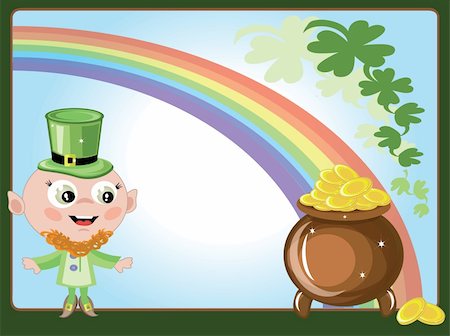 simsearch:400-04316567,k - Leprechauns,St  Patrick`s day Foto de stock - Royalty-Free Super Valor e Assinatura, Número: 400-04822201