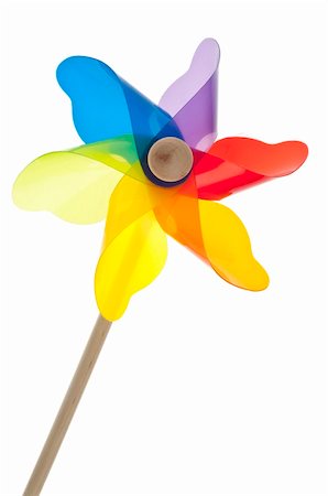 simsearch:400-04815627,k - Colorful Pinwheel Isolated on White with a Clipping Path. Fotografie stock - Microstock e Abbonamento, Codice: 400-04822273