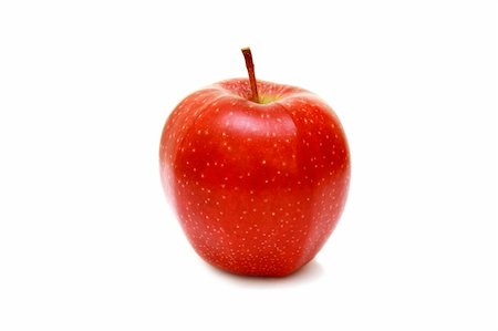 Fresh red apple isolated on white background Photographie de stock - Aubaine LD & Abonnement, Code: 400-04822328