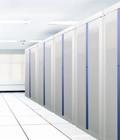 The communication and internet network server room Stock Photo - Budget Royalty-Free & Subscription, Code: 400-04822930