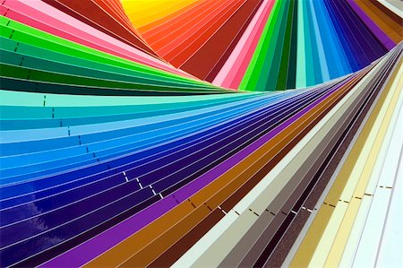 Close up of color guide spectrum Photographie de stock - Aubaine LD & Abonnement, Code: 400-04823307