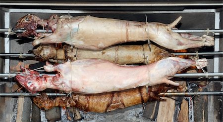 Oriental way of roasting lamb Stock Photo - Budget Royalty-Free & Subscription, Code: 400-04823341