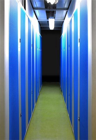 The communication and internet network server room Stock Photo - Budget Royalty-Free & Subscription, Code: 400-04834586