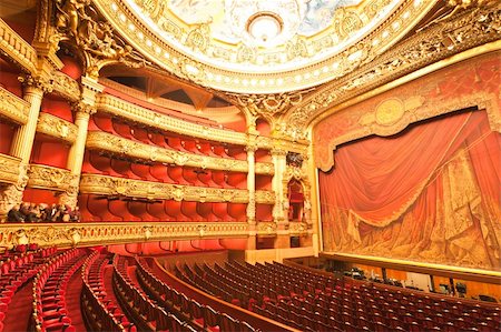 european palace interior stairs - the beautiful interior of grand Opera in Paris France Stock Photo - Budget Royalty-Free & Subscription, Code: 400-04834596