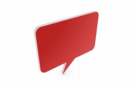person words speech bubble not phone not outdoors - 3D speech balloon with red front Stock Photo - Budget Royalty-Free & Subscription, Code: 400-04834966