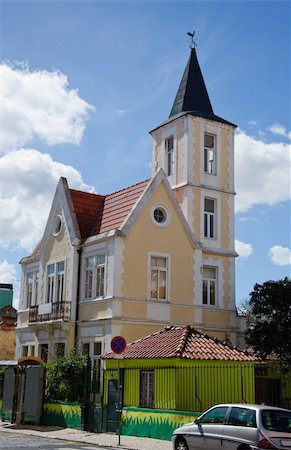 pueblo - Home town of Portugal Architecture road machine arbor Stock Photo - Budget Royalty-Free & Subscription, Code: 400-04835389