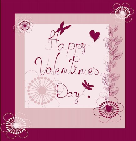 simsearch:400-05897209,k - Valentine's card Photographie de stock - Aubaine LD & Abonnement, Code: 400-04835507