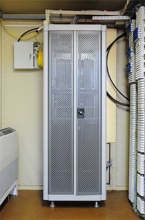 The communication and internet network server room Stock Photo - Budget Royalty-Free & Subscription, Code: 400-04835598