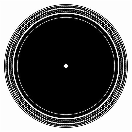 simsearch:628-05817310,k - Precise copy of a DJ turntable plate Photographie de stock - Aubaine LD & Abonnement, Code: 400-04835921