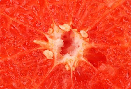 close-up of half grapefruit Stock Photo - Budget Royalty-Free & Subscription, Code: 400-04836994