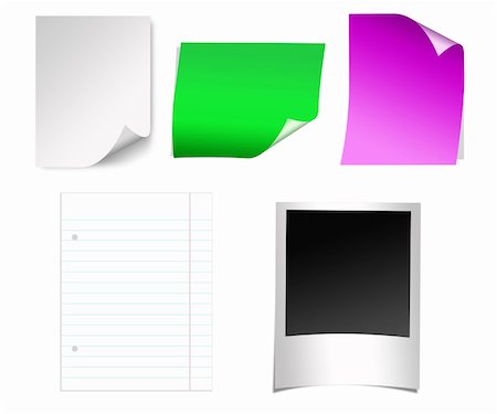 stocker (artist) - Assembly of the multi-coloured bent paper sheets Fotografie stock - Microstock e Abbonamento, Codice: 400-04838053