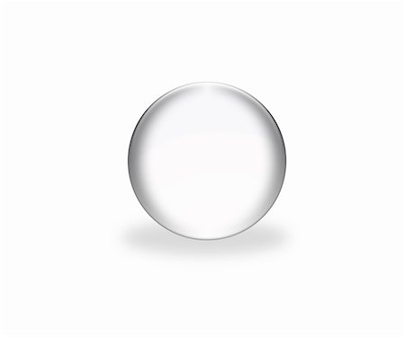 stocker (artist) - Grey volume sphere on a white background Fotografie stock - Microstock e Abbonamento, Codice: 400-04838073