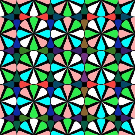 geometric seamless pattern, vector art illustration Stock Photo - Budget Royalty-Free & Subscription, Code: 400-04838180