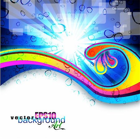simsearch:400-04130413,k - Rainbow Art Business Background for Flyers Fotografie stock - Microstock e Abbonamento, Codice: 400-04838818