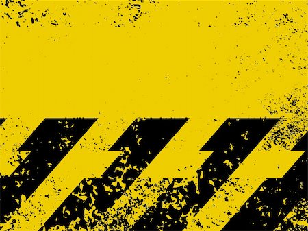 road construction barrier - A grungy and worn hazard stripes texture. EPS 8 vector file included Stock Photo - Budget Royalty-Free & Subscription, Code: 400-04838965