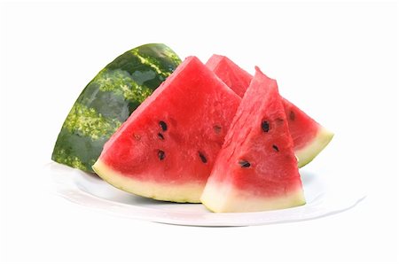 simsearch:400-05717203,k - watermelon isolated on white background Stock Photo - Budget Royalty-Free & Subscription, Code: 400-04839207