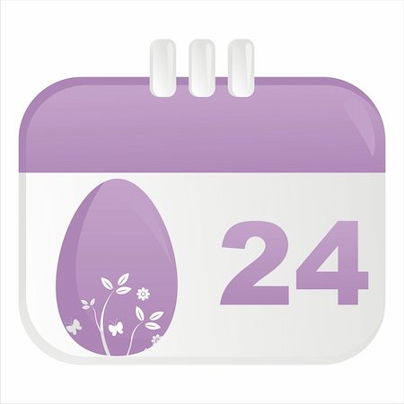 simsearch:400-04350939,k - easter calendar icon Stock Photo - Budget Royalty-Free & Subscription, Code: 400-04830016