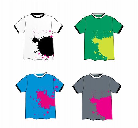 simsearch:400-05278482,k - Grunge stylish t-shirt design vector Foto de stock - Royalty-Free Super Valor e Assinatura, Número: 400-04830011