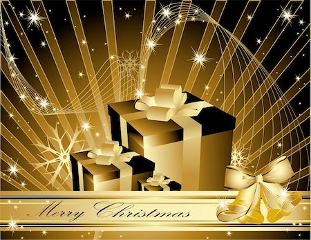 Merry Christmas and Happy New Year collection Stock Photo - Budget Royalty-Free & Subscription, Code: 400-04830242