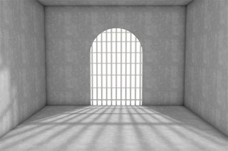 simsearch:400-04505854,k - 3d prison cell with lattices Stock Photo - Budget Royalty-Free & Subscription, Code: 400-04831557