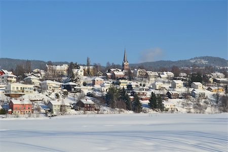 Lillehammer, Norway Foto de stock - Super Valor sin royalties y Suscripción, Código: 400-04831967