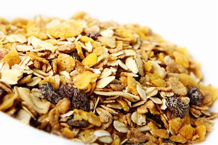 simsearch:400-04891088,k - Fresh muesli close up view Stock Photo - Budget Royalty-Free & Subscription, Code: 400-04832215