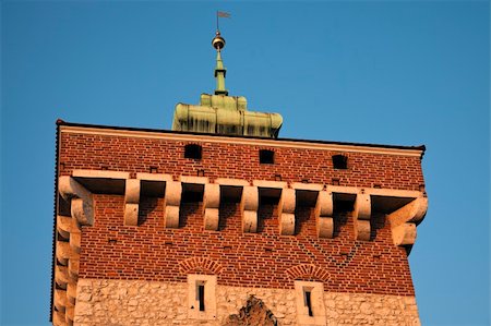 St. Florian's Gate in Krakow Poland. Stock Photo - Budget Royalty-Free & Subscription, Code: 400-04832363