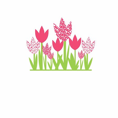 Background with flowers for you. Vector illustration Stock Photo - Budget Royalty-Free & Subscription, Code: 400-04832765