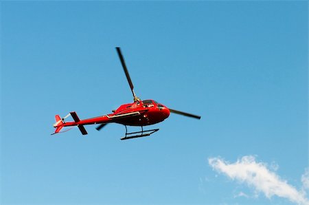 simsearch:400-04864158,k - Red helicopter on the bright summer day Stock Photo - Budget Royalty-Free & Subscription, Code: 400-04833021