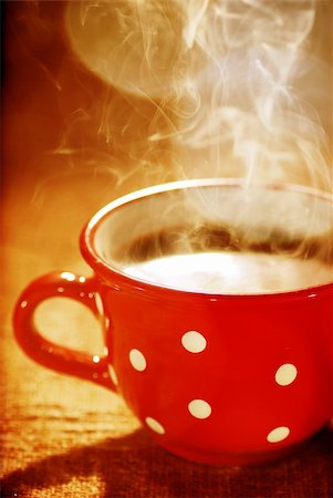 wonderful cup of hot coffee Stock Photo - Budget Royalty-Free & Subscription, Code: 400-04833378