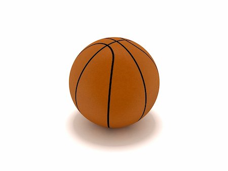simsearch:858-03049840,k - 3D rendering of a basketball Photographie de stock - Aubaine LD & Abonnement, Code: 400-04833578