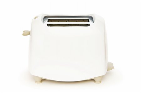 Bread toaster isolated on the white background Stock Photo - Budget Royalty-Free & Subscription, Code: 400-04833966