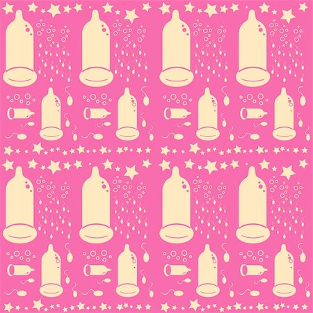 simsearch:877-06832579,k - Seamless condom pattern background Stock Photo - Budget Royalty-Free & Subscription, Code: 400-04844061
