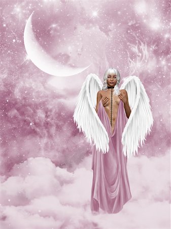 a fallen angel in the heaven´s gate Stock Photo - Budget Royalty-Free & Subscription, Code: 400-04844190
