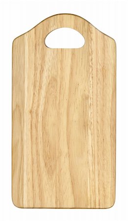 Wooden chopping board isolated on white background Foto de stock - Super Valor sin royalties y Suscripción, Código: 400-04844241