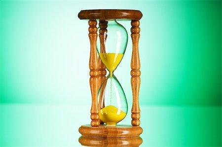 Time concept - hourglass against the gradient background Stock Photo - Budget Royalty-Free & Subscription, Code: 400-04844686