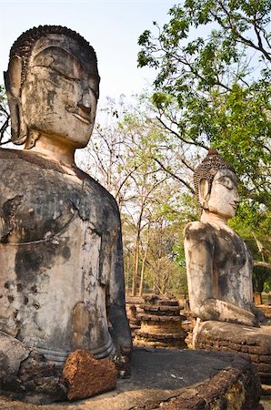 simsearch:400-07831362,k - part of the ruin of the temple Wat Phra Kaeo in Kamphaeng Phet Fotografie stock - Microstock e Abbonamento, Codice: 400-04845965