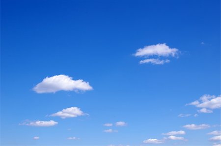 blue sky background with tiny clouds Stock Photo - Budget Royalty-Free & Subscription, Code: 400-04846147