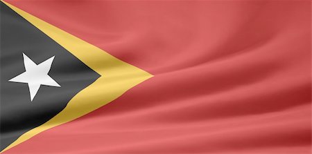 simsearch:400-04344297,k - High resolution flag of East Timor Stockbilder - Microstock & Abonnement, Bildnummer: 400-04847075