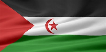 simsearch:400-04348687,k - High resolution flag of Sahrawi Arab Democratic Republic Photographie de stock - Aubaine LD & Abonnement, Code: 400-04847338
