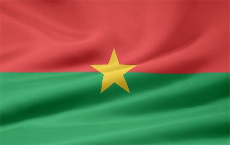 High resolution flag of Burkina Faso Stock Photo - Budget Royalty-Free & Subscription, Code: 400-04847356